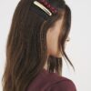Multi Colour Pack Of 3 Hair Clips