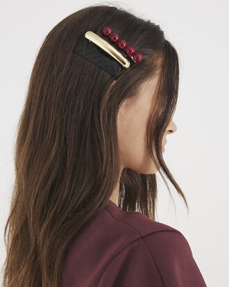 Multi Colour Pack Of 3 Hair Clips