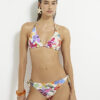Multi Colour Tropical Print Bikini Bottoms