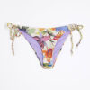Multi Colour Tropical Print Bikini Bottoms