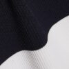 Navy Belted Stripe Midi Dress