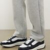 Navy Colour Block Trainers
