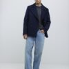Navy Double Breasted Peacoat