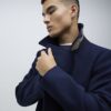 Navy Double Breasted Peacoat