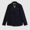Navy Double Breasted Peacoat