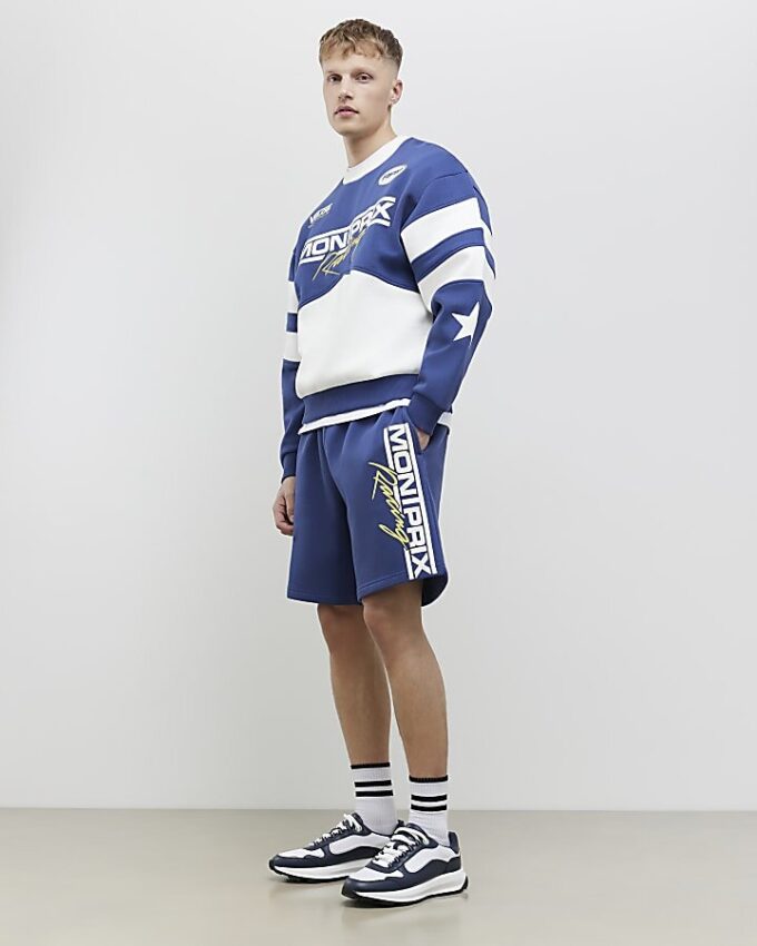 Navy Jort Fit Mont Prix Shorts