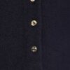 Navy Knitted Long Sleeve Structured Cardigan Navy Knitted Long Sleeve Structured Cardigan