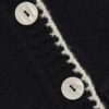 Navy Knitted Tie Neck Waistcoat