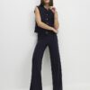 Navy Knitted Waistcoat