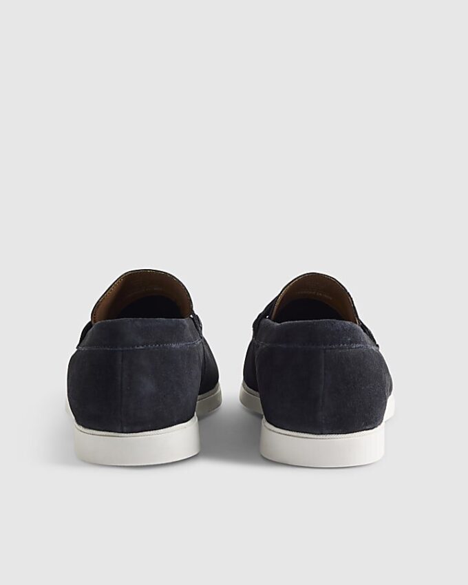 Navy Loafers