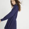 Navy Mini Belted Shirt Dress