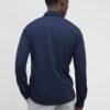 Navy Muscle Fit Pique Shirt