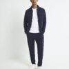 Navy Muscle Fit Shacket