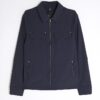 Navy Muscle Fit Shacket