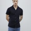 Navy Muscle Fit Shirt