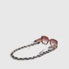 Navy Polka Dot Sunglasses Chain