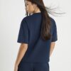 Navy Premium Short Sleeve Boxy Fit T-shirt
