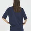 Navy Premium Short Sleeve Boxy T-shirt
