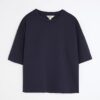 Navy Premium Short Sleeve Boxy T-shirt