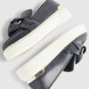 Navy Ring Twist Slip On Trainers