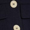 Navy Sleeveless Belted Utility Waistcoat