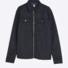 Navy Slim Fit Double Pocket Overshirt