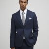 Navy Stretch Slim Fit Suit Jacket