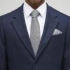 Navy Stretch Slim Fit Suit Jacket