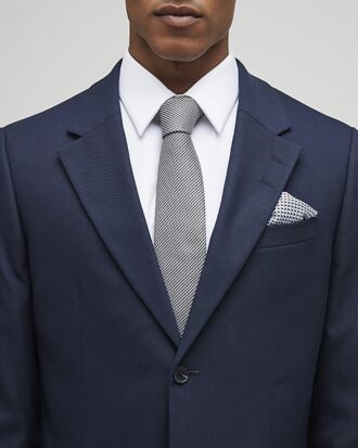 Navy Stretch Slim Fit Suit Jacket