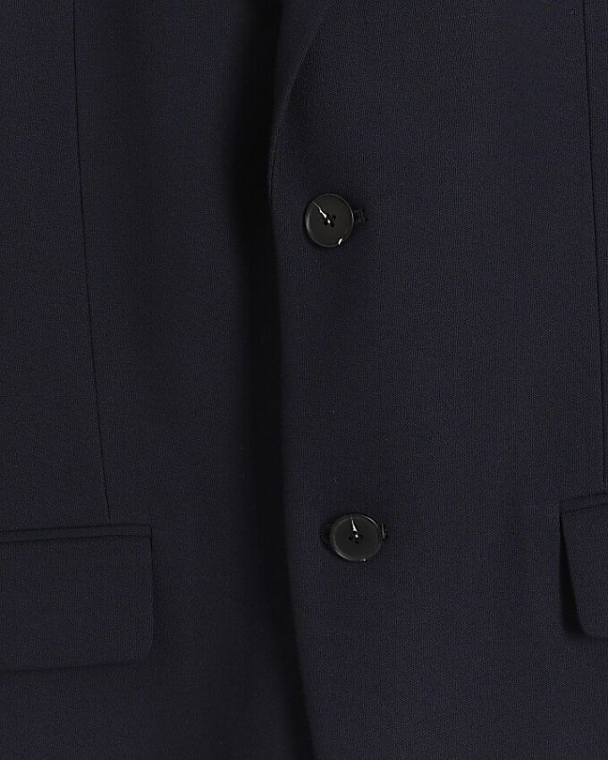 Navy Stretch Slim Fit Suit Jacket