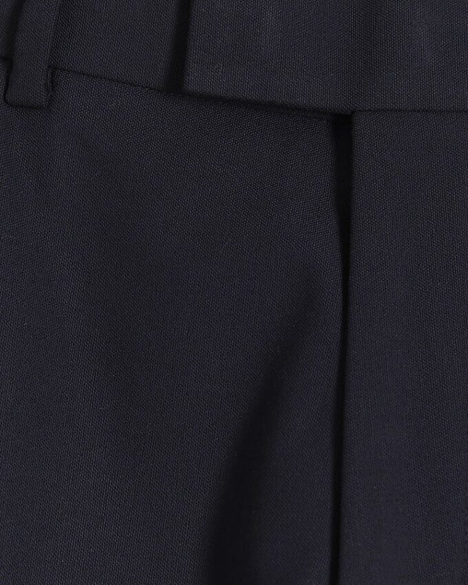 Navy Stretch Slim Fit Suit Trousers
