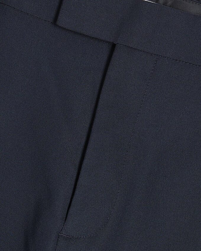 Navy Stretch Slim Fit Suit Trousers