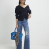 Navy V Neck Cardigan