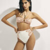 Orange Cornelli Print Bikini Briefs