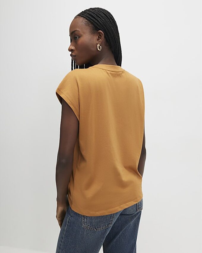 Orange Grown On Sleeve T-Shirt