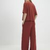 Orange Premium Wide Leg Joggers