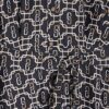 Petite Black Geometric Long Sleeve Mini Dress