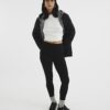 Petite black high waisted leggings