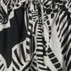 Petite Black Linen Blend Printed Trousers
