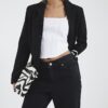 Petite Black Relaxed Straight Jeans