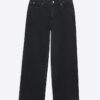Petite Black Relaxed Straight Jeans