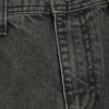 Petite Black Seamed Barrel Leg Jeans