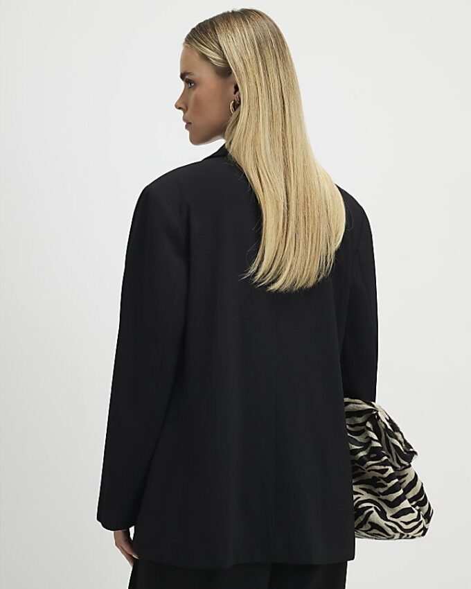 Petite Black Single Breasted Blazer