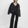 Petite Black Straight Embellished Jeans