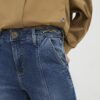 Petite Blue High Waisted Snaffle Flared Jeans
