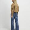 Petite Blue High Waisted Snaffle Flared Jeans