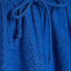 Petite Blue Linen Blend Wide Leg Trousers