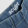 Petite Blue Pull On Flared Jeans