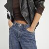 Petite Blue Relaxed Straight Jeans