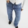 Petite Blue Relaxed Straight Jeans